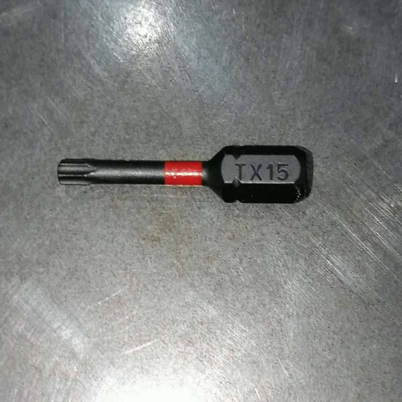 1/4inch TX IMPACT BITS 30MM TX15 1 PC