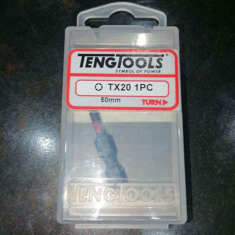 1/4inch TX IMPACT BITS 50MM TX20 1 PC