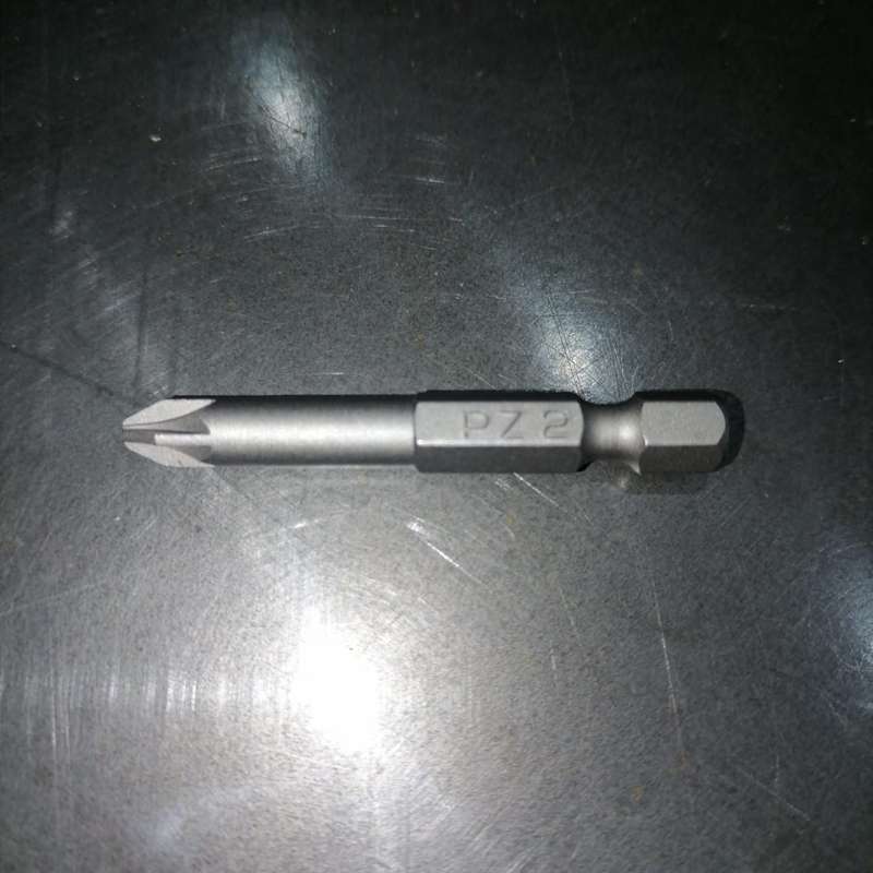 3PC 1/4inch Hex Drive PZ2 Pozidriv Bit 50mm