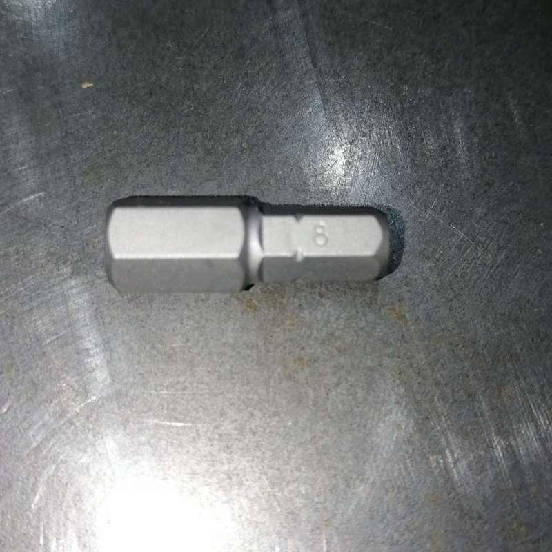 3PC 1/4inch Hex Drive 8MM Hex Bit 25MM Long