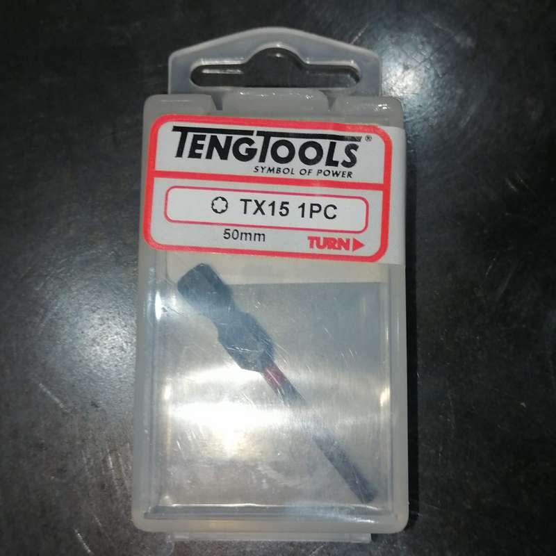 1/4inch TX IMPACT BITS 50MM TX15 1 PC