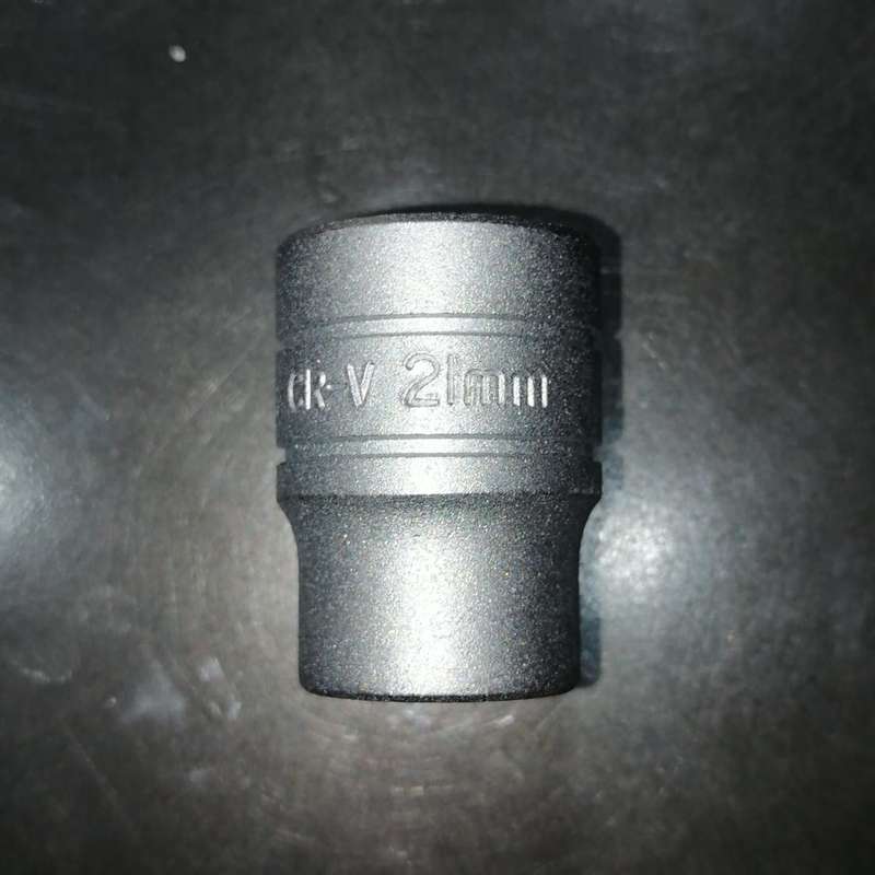 1/2inch Drive 6 Point Socket 21mm