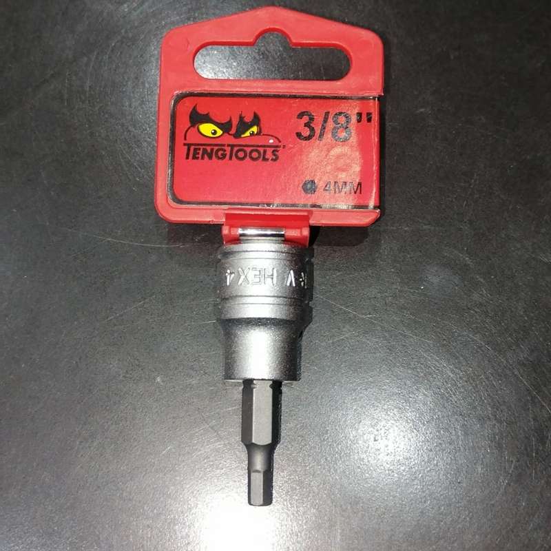 3/8inch Drive Bit Hex Socket 4mm