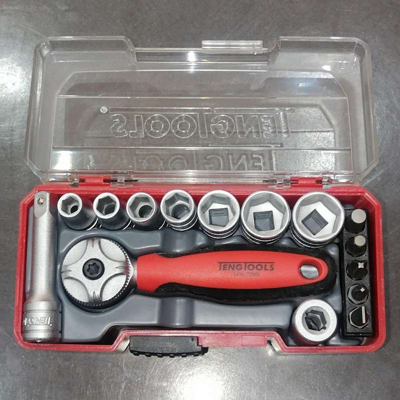 15PC 1/4Inch drive socket set in TJ case