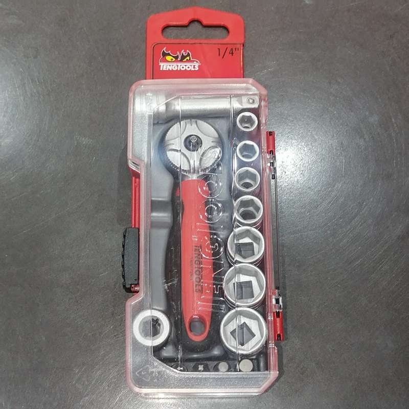 15PC 1/4Inch drive socket set in TJ case