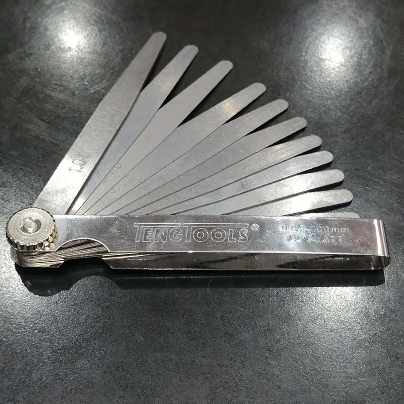 13PC Feeler Gauge 100mm 0,05-1,0mm