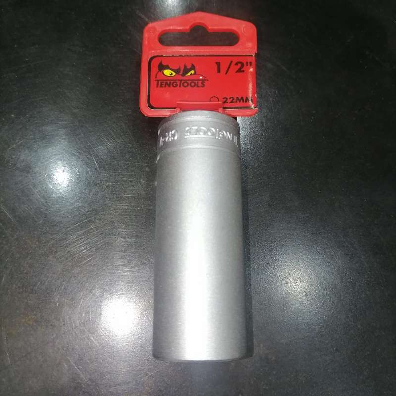 1/2inch Drive 12 Point Deep Socket 22mm
