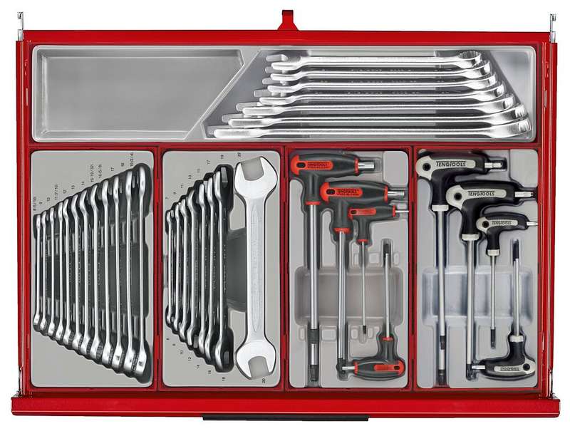 26" PRO35 roller cabinet tool kit 628 pieces red