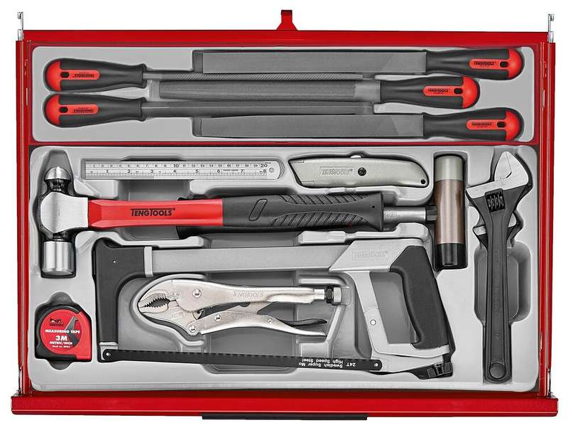 26" PRO35 roller cabinet tool kit 628 pieces red