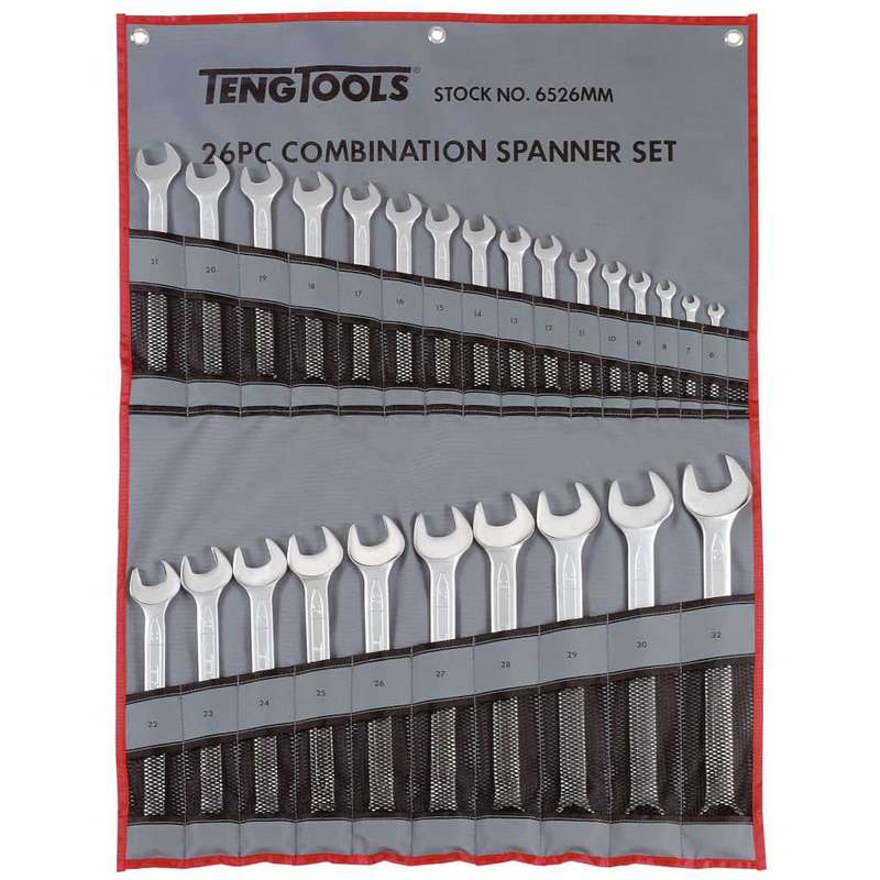 26PC Combination Spanner Set