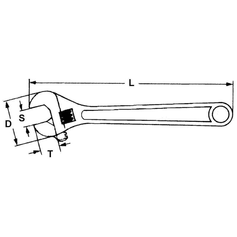 Adjustable Wrench 4inch (Shifting Spanner)