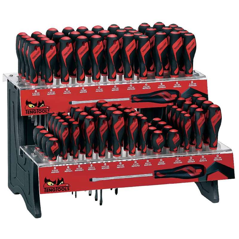 Display With 93 Screwdrivers