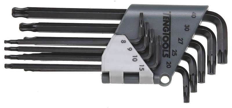 9PC Torx Key Set With Ball Point Heads