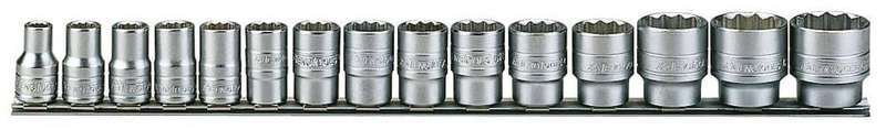 15PC 1/2" Drive Socket Set AF
