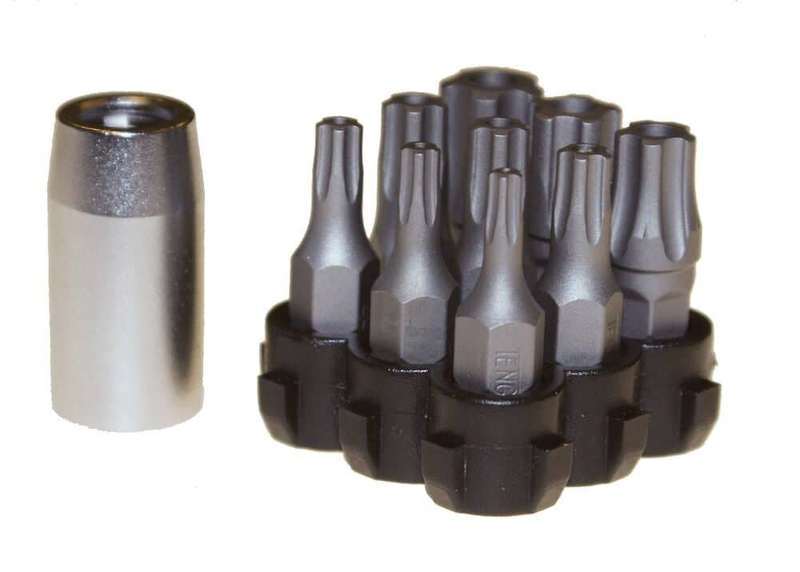 10PC 1/4inch Drive Tpx Bits Set 5 Wing