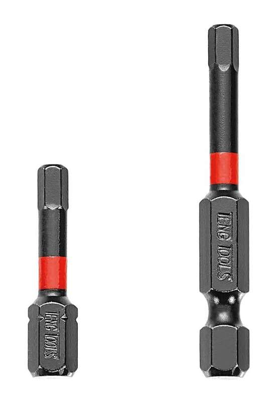 1PC 1/4inch Hex Drive 6mm Hex Impact Bit - 50mm