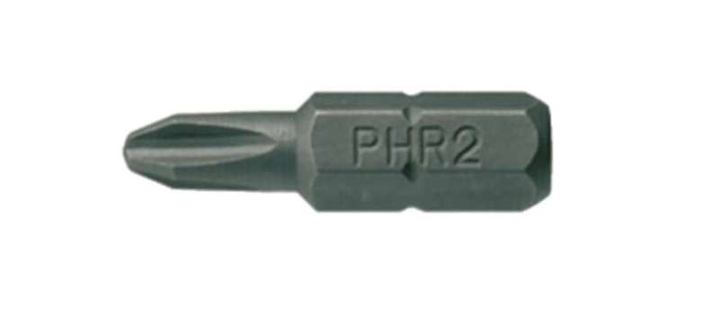 10PC 1/4inch Hex Drive No.02 Ph Gr Type Bit