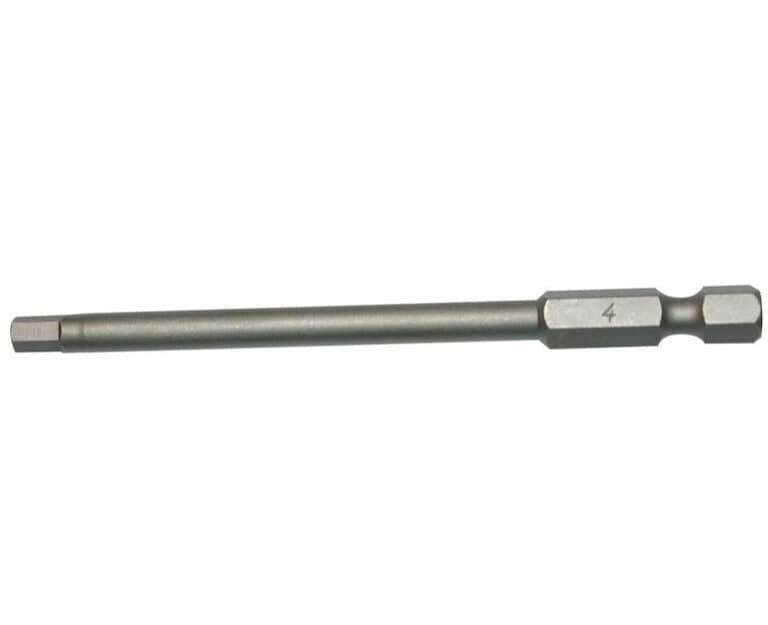 1PC 1/4inch Hex Drive 4mm Hex Bit 89mm