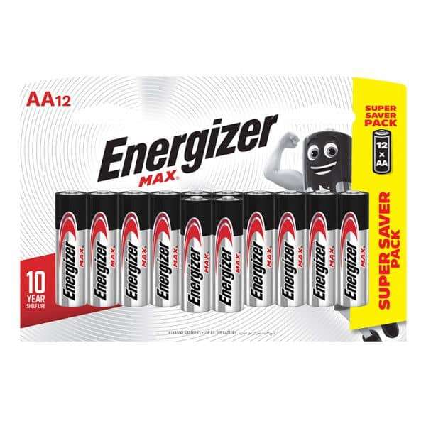 Energizer Max: AA - 12 Pack
