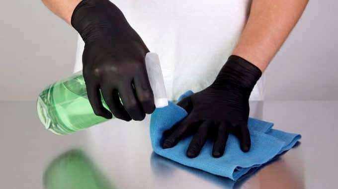 Tuff Glove - Heavy Duty Disposable Powder Free Nitrile Gloves - Pack of Ten Gloves / 5 Pairs