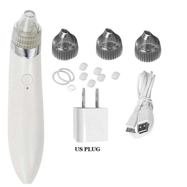 Electric Vacuum Pore Cleaner Spot Acne Blackhead Remover Skin Care Device Extraction Co... - US PLUG