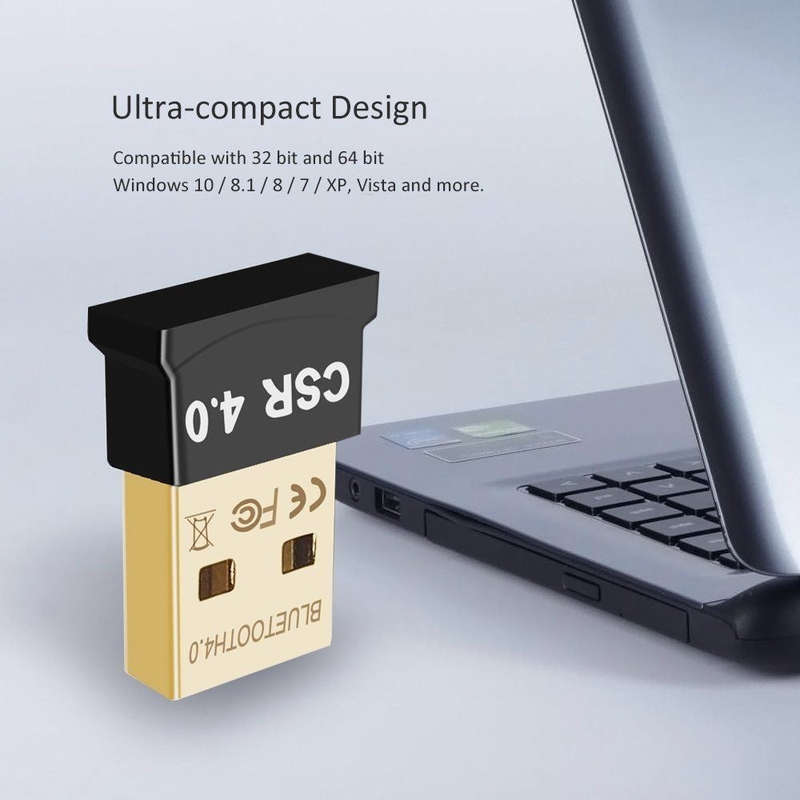 Bluetooth 4.0 USB 2.0 CSR 4.0 Dongle Adapter for PC LAPTOP WIN XP VISTA 7 8 10