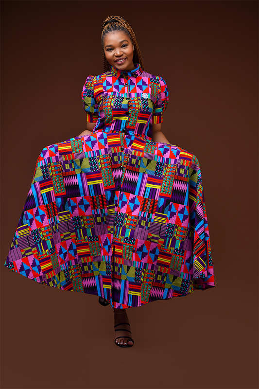 Rhandzu Maxi-Shirt Dress