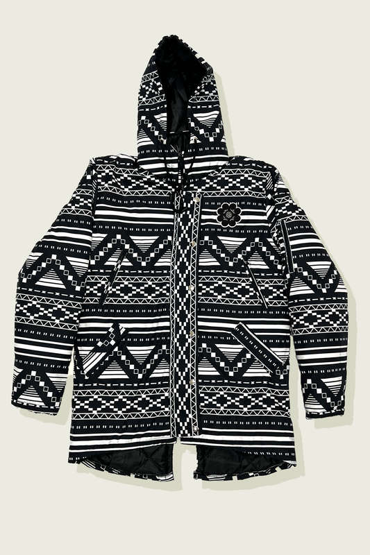Berani Black Winter Parka Jacket