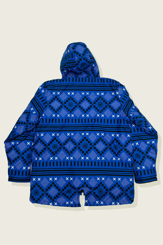 Mamello Blue Winter Parka Jacket