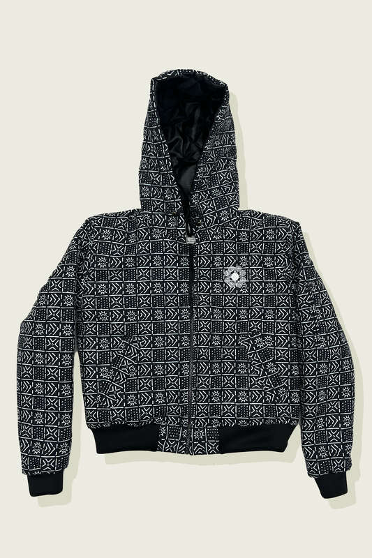 Bogolan Winter Hoodie Jacket