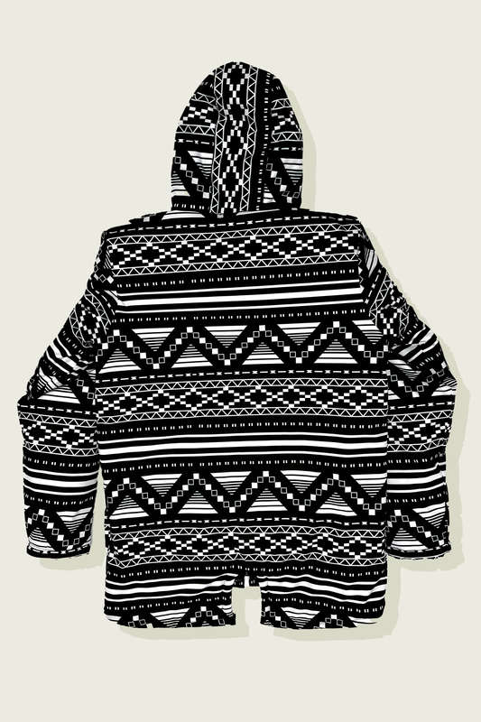 Berani Black Winter Parka Jacket