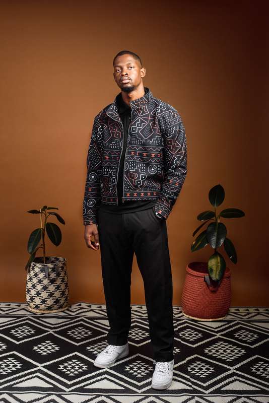Men's Mudcloth Kono Jacket
