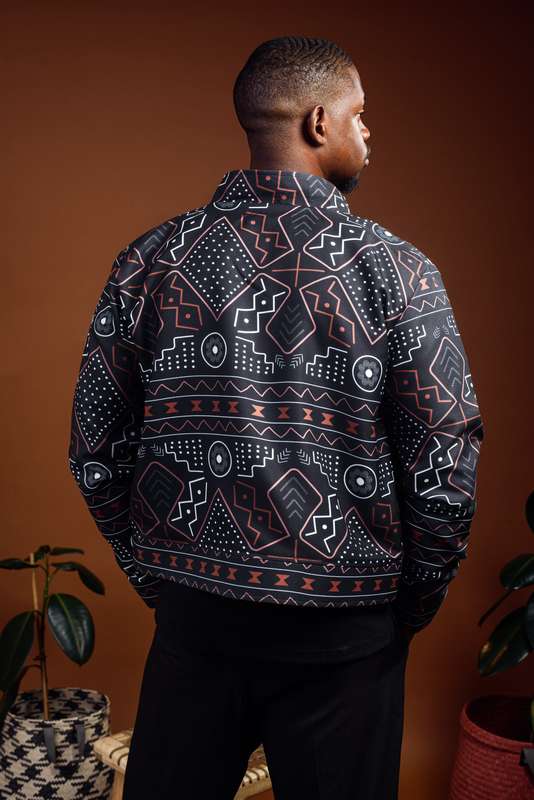 Men's Mudcloth Kono Jacket