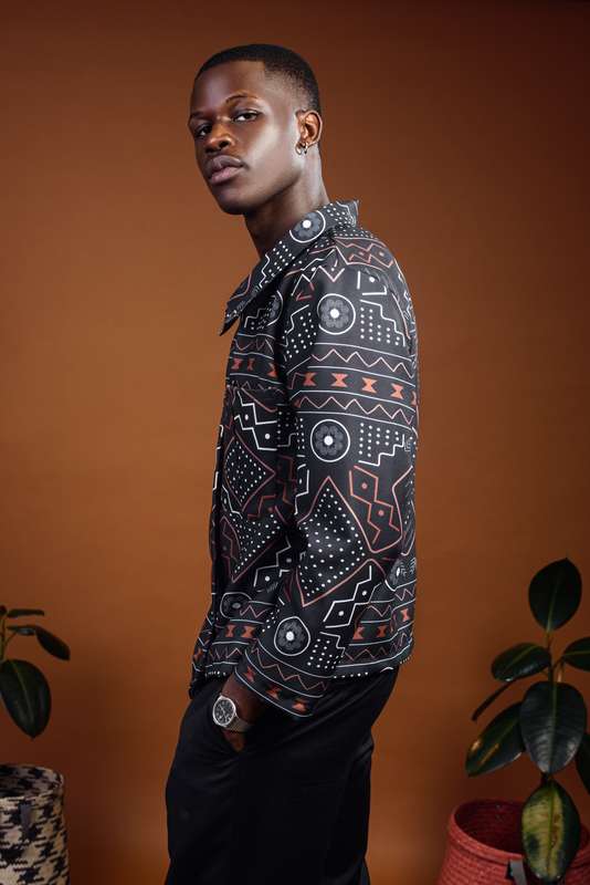 Men's MudCloth Worker Jacket