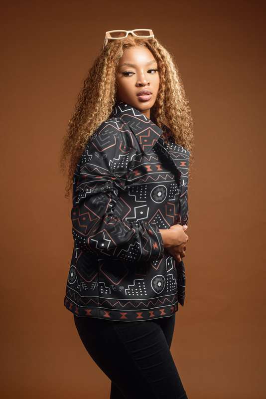 Women's Mudcloth Shaket Jacket