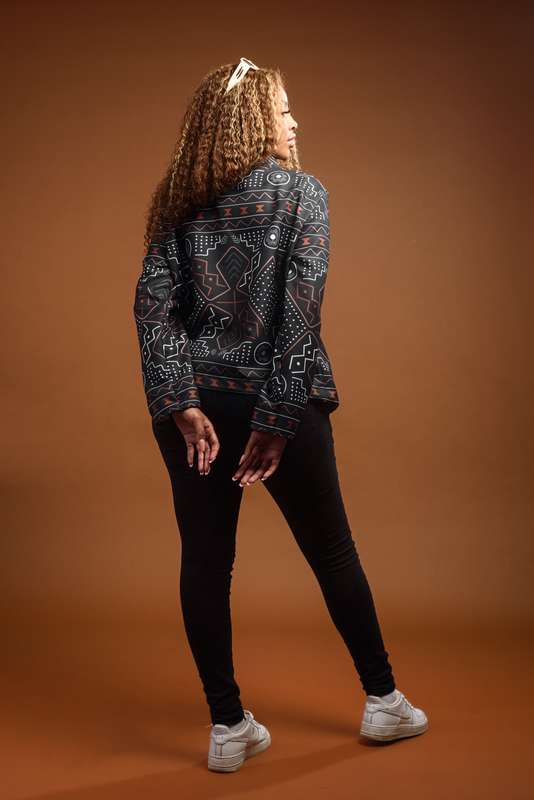 Women's Mudcloth Shaket Jacket