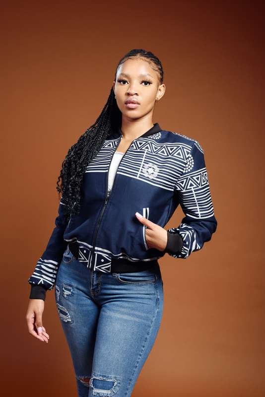 Ladies - KwaNtu Summer Bomber Jacket  (NV02)