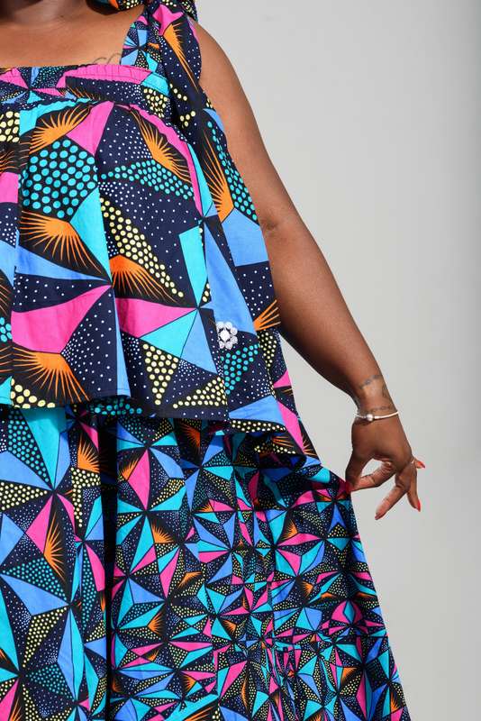 Women's The Nefertiti Dress Long (Kumkanikazi)