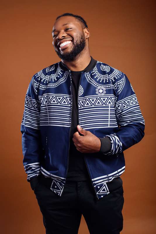 Men's KwaNtu Summer Bomber Jacket - Navy