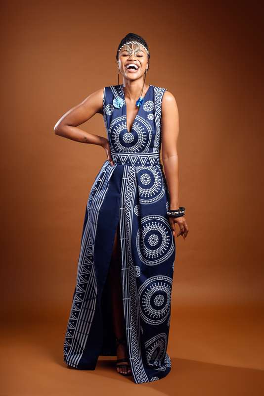 Ladies - KwaNtu Sleeveless Maxi Dress (NV01)