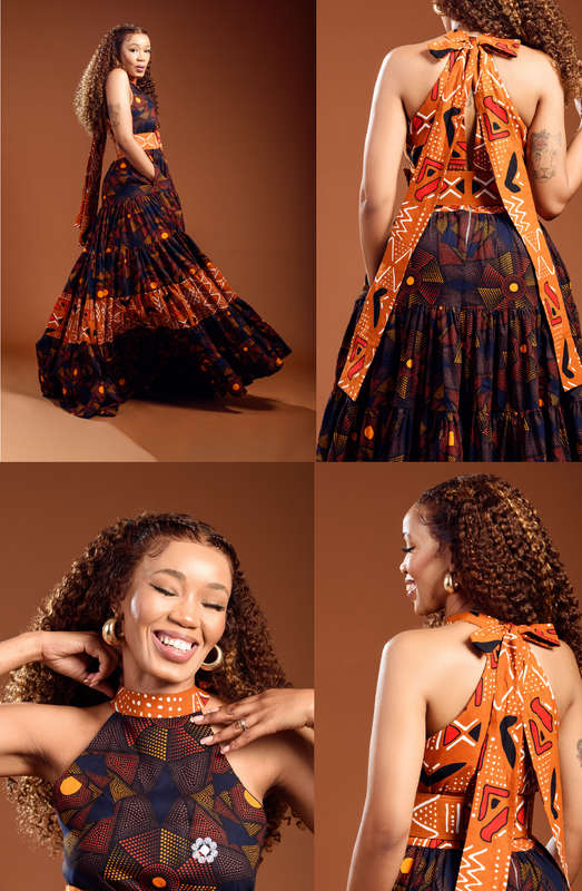 Ladies - Yanele Halterneck Maxi-Dress