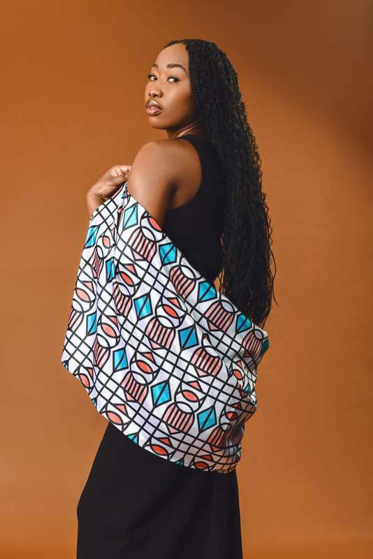 Uzuri Satin Scarf - Multicoloured