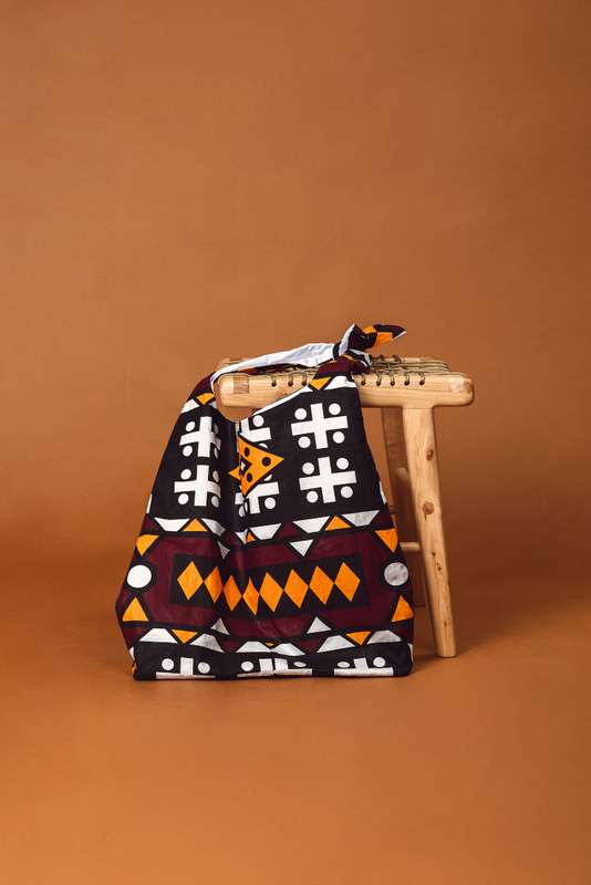 Enhle Oversized Tote Bag - Burgundy