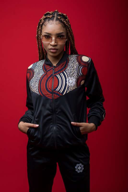 Ladies - Asali Black Tracksuit Set