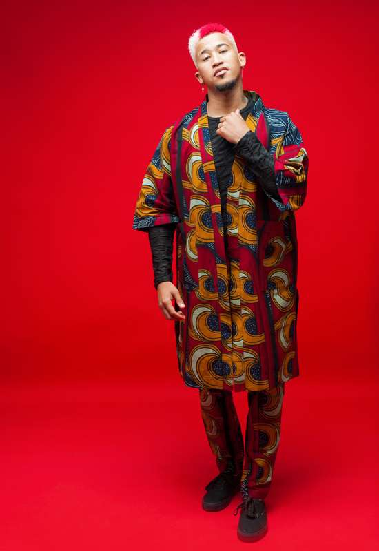 Mens-Musa Kimono Set