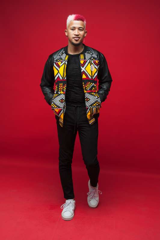 Mens-Zulu PU Summer Bomber Jacket