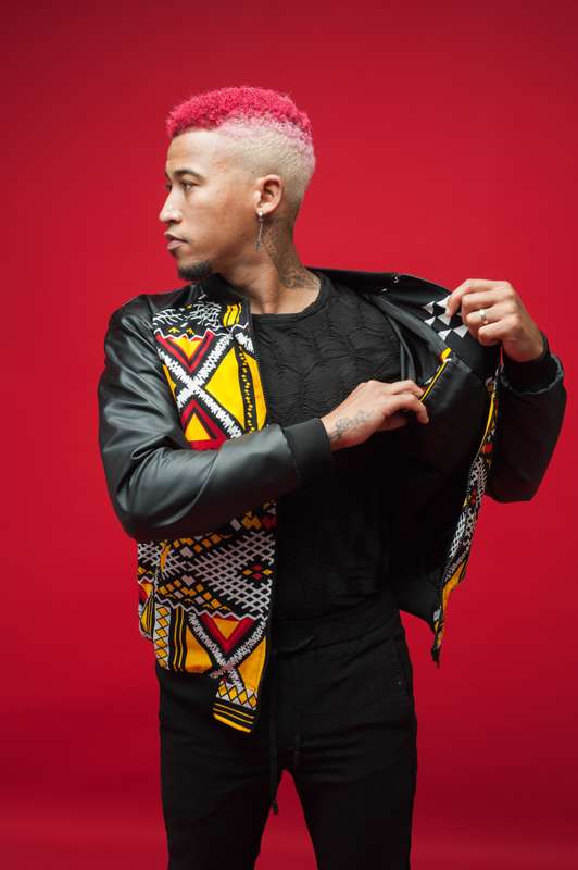 Mens-Zulu PU Summer Bomber Jacket