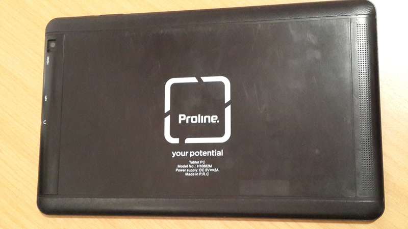 Proline Tablet PC 10" Black Model: H10882M - Cracked Screen - Great For Spares