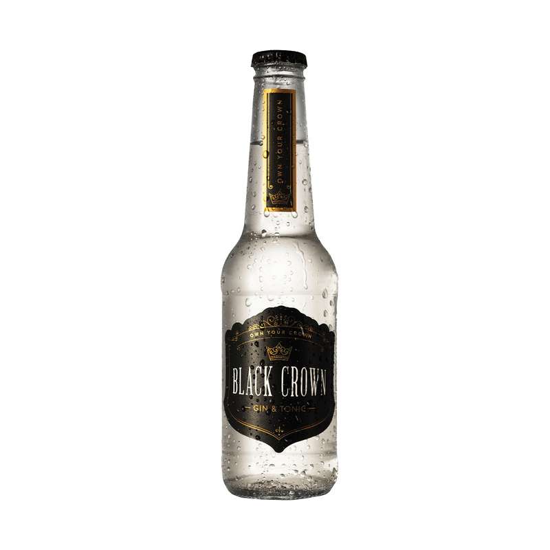 BLACK CROWN PREMIUM GIN & TONIC NRB 275ML - 6