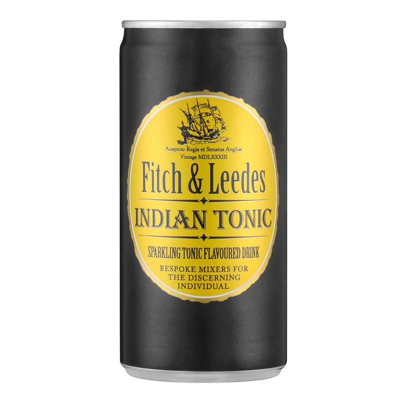 FITCH & LEEDES INDIAN TONIC CAN 200ML - 24